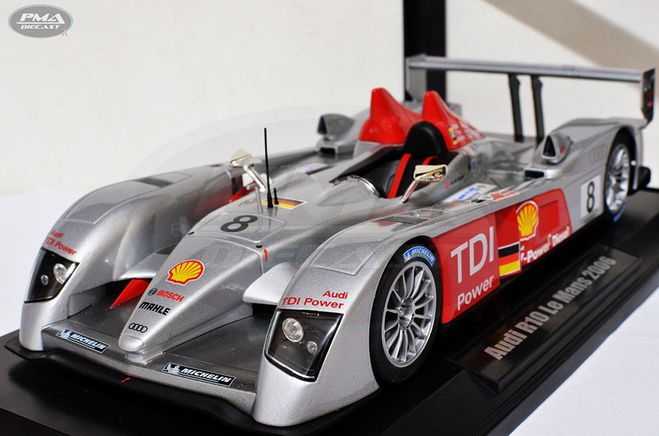 EMANUELLE PIRRO, FRANK BIELA, MARCO WERNER 2006 AUDI SPORT NORTH AMERICA AUDI R10 1:18